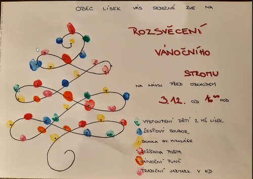 Rozsvěcení vánočního stromu 3.12. 2022 od 16:00